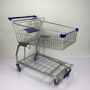 Wholesale Metal Convenience Store Grocery Shopping Trolley 135L CE Certificate from china suppliers