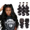 Buy cheap Natural Color Unprocessde Virgin Brazilian Hair Extensions For Black Women from wholesalers