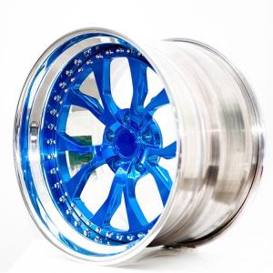 Wholesale Luxurious car forged rims from new design 18 inch to 26 inch Cool alloy car 3pieces forged wheel from china suppliers