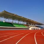 EPDM Granules Safety Soft Rubber Flooring 9 - 13mm High School Running Track