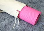 8 Oz Cotton Canvas Outdoor Drawstring Yoga Bag One Color Silk Screen Logo