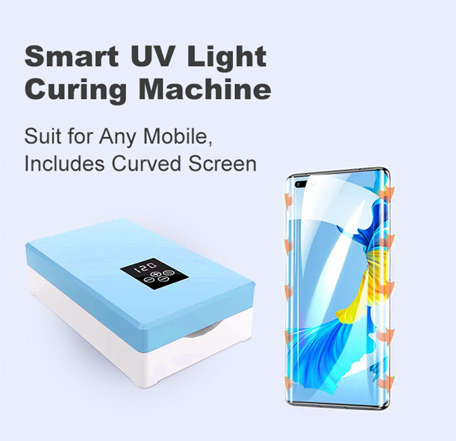IDSKIN UV Light Screen Protector Tempered Glass For Phone Cases