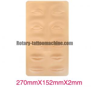 China Fake Tattoo Practice Skin Silicone Material Handling Skin Elasticity For Lips / Eyes on sale