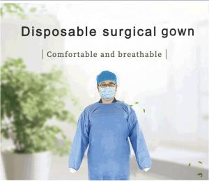 Wholesale Hospital Use CE XXXL Disposable Medical Isolation Gown from china suppliers