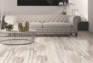 Wholesale Grey Wood Effect Porcelain Floor Tiles 900x150 Mm Flat Matte Eco Friendly from china suppliers
