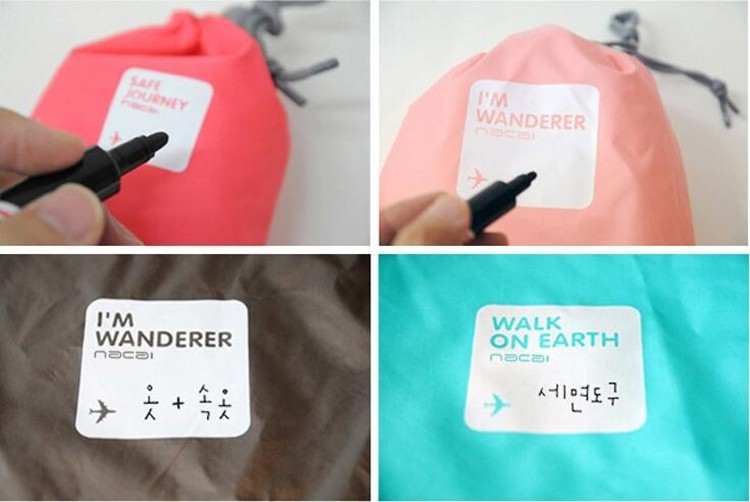 Cloth Storage Nylon Drawstring Bag Waterproof Folding Dust Cover For Gift Cloth