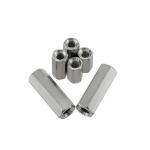 Stainless Steel 304 316 Long Connector Thread Nut DIN6334 Hex Coupling Nut