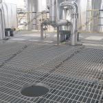 Industrial Walkway Platform 32x5mm Stainless Steel Floor Grating 600mm Width