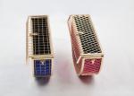 Steampunk Ladies Evening Clutch Bags Fan Shape Hollow Metal Clutch Bag