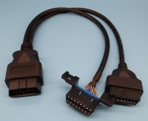 Wholesale OBD2 OBDII Male to GM OBD2 Female and OBD2 Female Splitter Y Cable from china suppliers