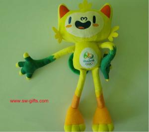 Wholesale 2016 Brazilian Olympic Mascot Vinicius Plush Doll Stuffed Toy 30cm Come From Rio de Janeir from china suppliers