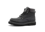Black Nubuck Leather Breathable Mens Boots Goodyear Welt Anti- Slip Safety