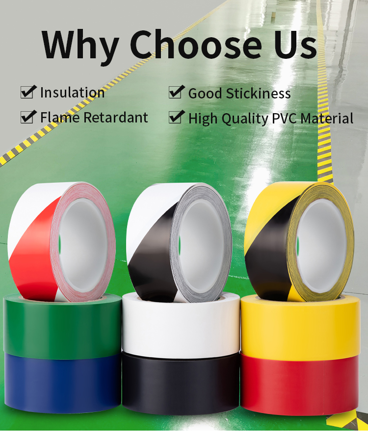Construction And Hazardous Areas Red General Purpose Tape For Cable Marking