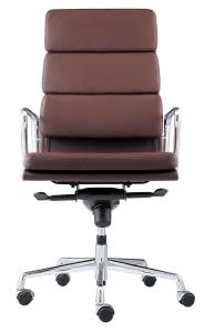 Wholesale Dark Brown Ergonomic Office Chair / Ergonomic Work Chair Height 107-115 Cm from china suppliers