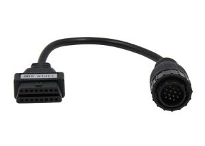 Wholesale PA66 Mercedes OBD Cable OBD2 OBDII Female To Mercedes Benz Male Connector from china suppliers
