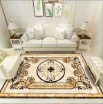 New European Style Household Bedroom Living Room Floor Carpet Rectangle Shape