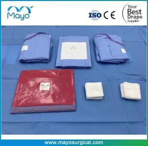 Wholesale Eye Care Sterile Disposable Ophthalmic Drape Pack With Surgical Gown from china suppliers