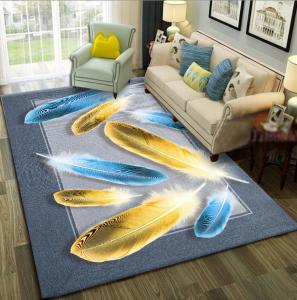 Wholesale North European Geometric Polyester Fiber Living Room Floor Mat 120*160cm from china suppliers