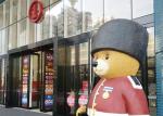 Bear Shape Giant Fiberglass Statues , Large Outdoor Fiberglass Statues Modern