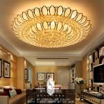 Lotus Flower unique crystal ceiling light for sitting room Bedroom Decorative