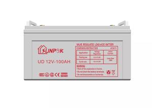 Wholesale Sunpok 12V 100Ah 150Ah Gel Batteries: For Safe &amp; Efficient Solar Energy Storage from china suppliers
