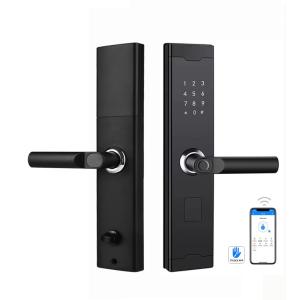 Wholesale Aluminum Alloy Fingerprint Electronic Smart Door Locks Bedroom USB Keyless Door Lock from china suppliers