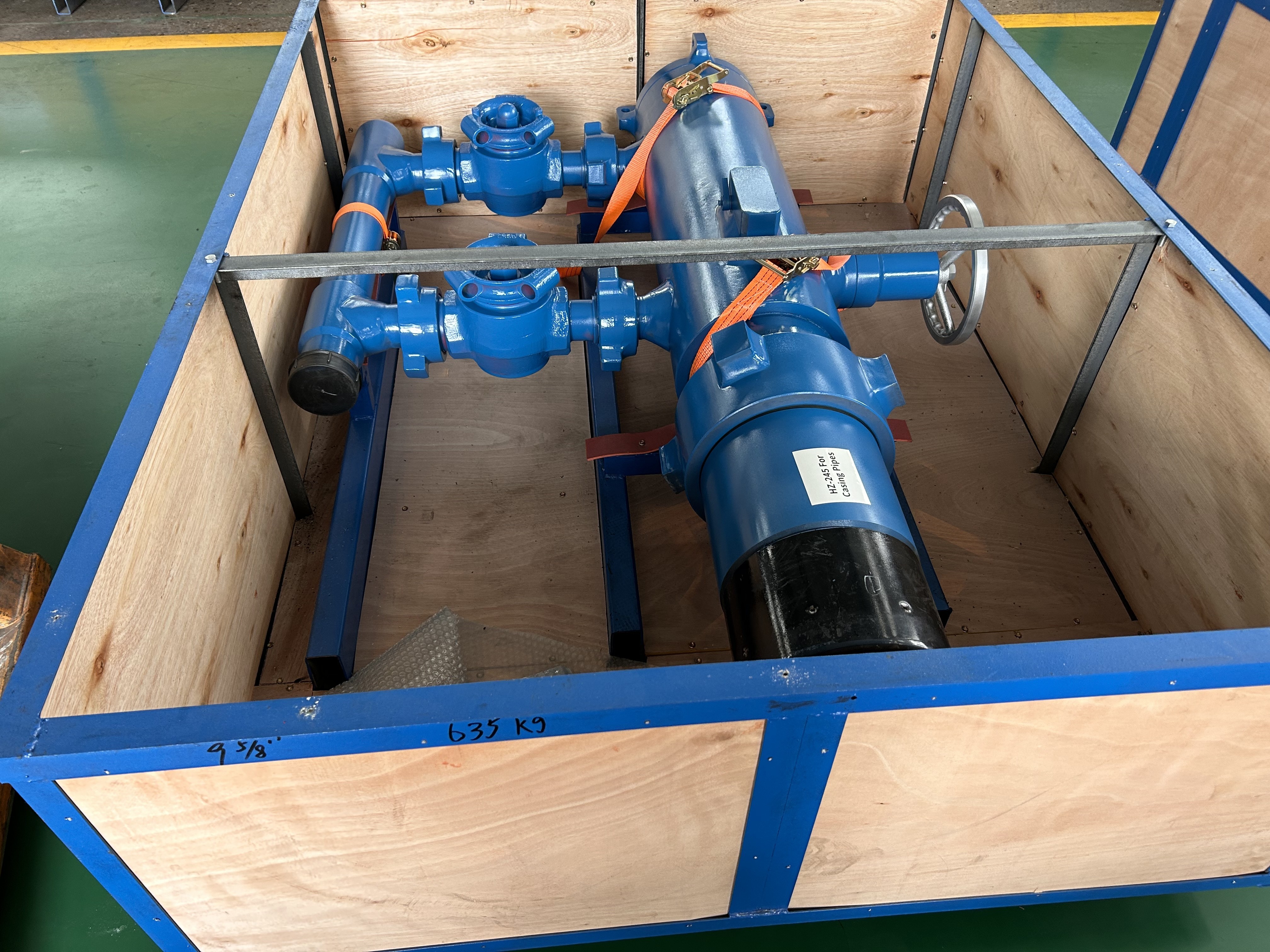 13-3/8'' API Casing BTC Buckle connected Regulatory Compliance Double Plug Cementing Head