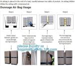 air cushion pillow bags, inflatable air filled pillow bag, shockproof recycable