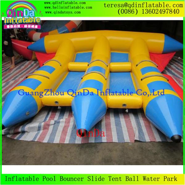 Professional Inflatable Fly Fish Boat Small Fly Fishing Banana Boats fFr Water