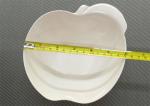Apple Shape Melamine Dinnerware Bowl Diameter 15cm Weight 154g White Porcelain