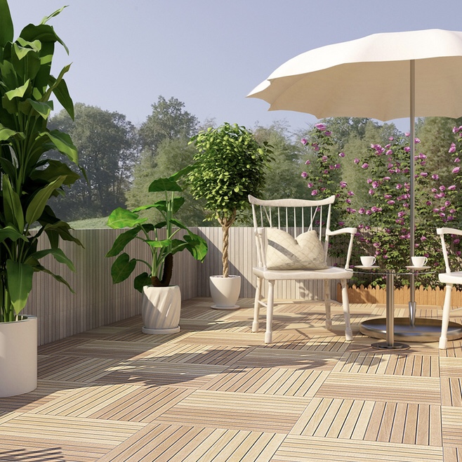 Outdoor PVC/WPC Wood Plastic Composite Decking Board with Long-lasting Wear Resistance