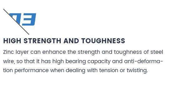 High Strength 0.7mm 1.2mm Galvanized Steel Wire High Tensile Galvanized Spring Galvanized Iron Metal Wire