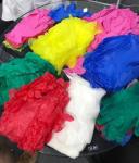 Powder-Free Disposable Blue Vinyl Nitrile Gloves for Medical Examination and