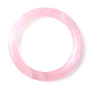 Wholesale Natural Crystal Polished Stone Pink Rose Quartz Bangle Crystal Jewelry For Birthday Gift from china suppliers