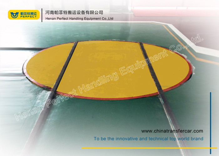 Ce Rotary Platform 3.5kw Industrial Transfer Trolley