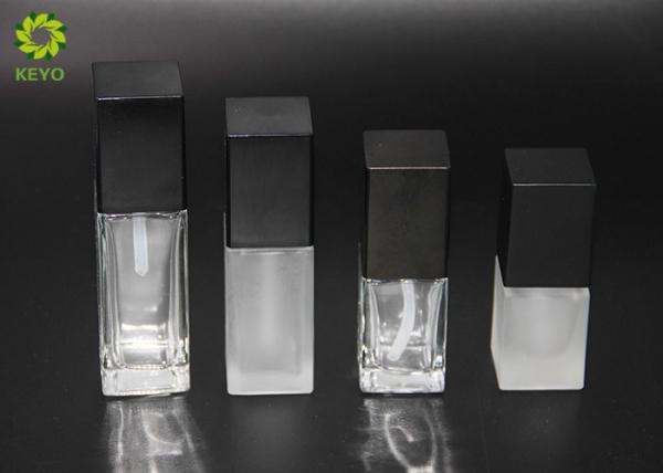 Clear / Frosted Glass Cosmetic Packaging Serum Bottle 15ml 20ml 30ml 40ml