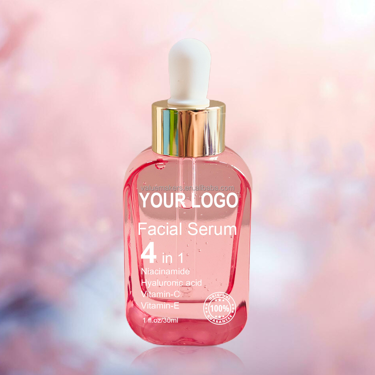 Hot Selling Facial Skin Care Serum 100 % Natural Anti Aging Vitamin C 4 in 1 Whitening Facial Serum Beauty