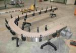 Stainless Steel Slat Chain Conveyor for Bottle Labeling Equipment