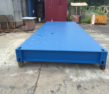 20ft Heavy-Duty Steel Floor Shipping Container Platform for Maximum Payload 45000kg and 30 cbm Capacity