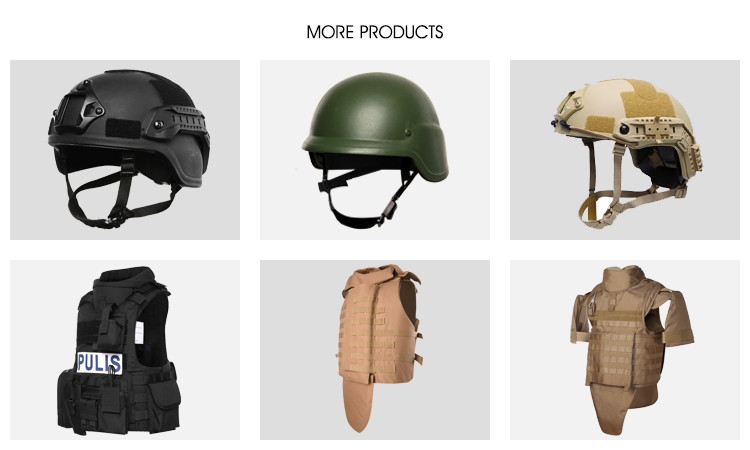 Aramid Bulletproof Equipment NIJ IIIA Military Ballistic Helmet