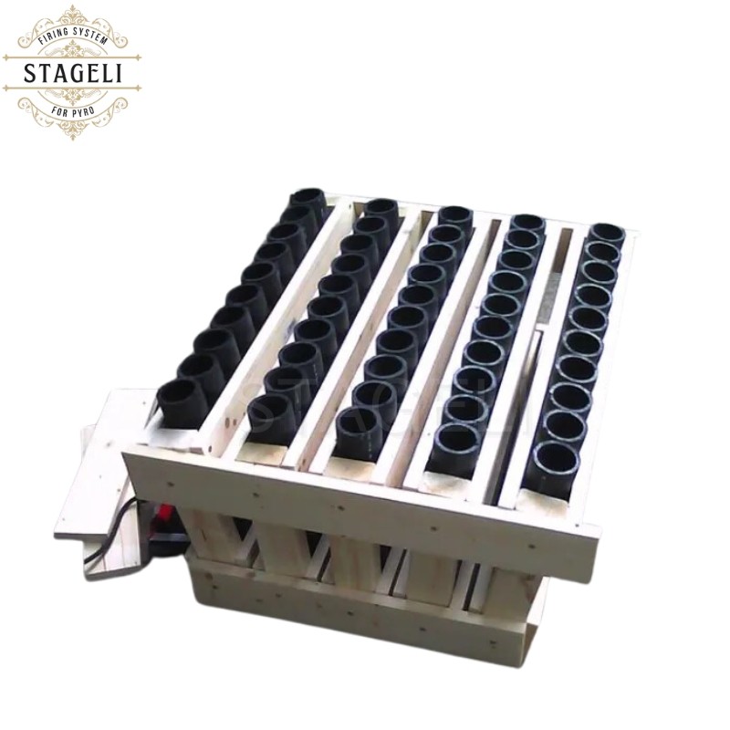 Versatile Wooden Fireworks Frame Racks Display Mortar Racks