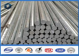 Wholesale 69KV 30FT 35FT Octagonal Galvanized Steel Pole for Distribution 345 Mpa Min Yield Stress from china suppliers