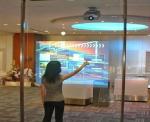 XB Series Interactive Touch Foil Holographic Projection Film 55 Inch - 86 Inch