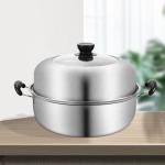 Wholesale 28cm Cooking Pot 2 Layer Cooking Steamer Stainless Steel Food Steamer
