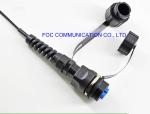 2 Cores FTTA Armored Fiber Optic Cable Patch Cord Assemblies ODVA / SC- ODVA /