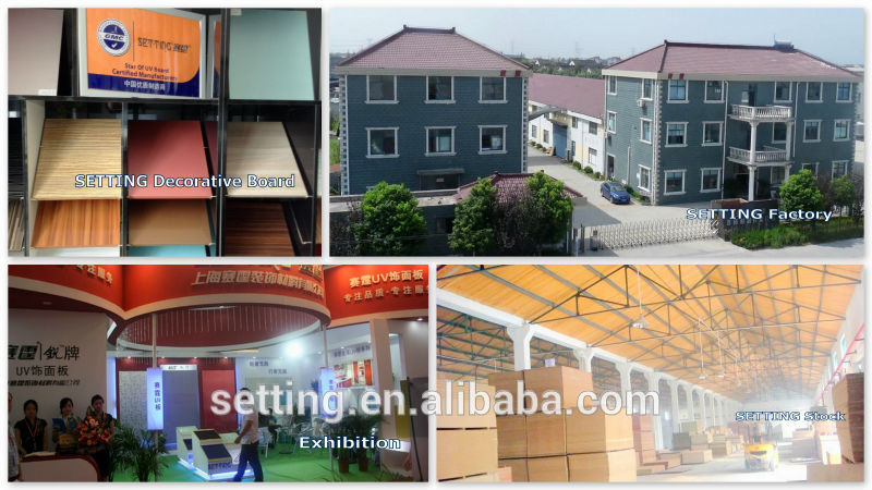High hardness anti-scrach acrylic panel decorated mdf for furniture