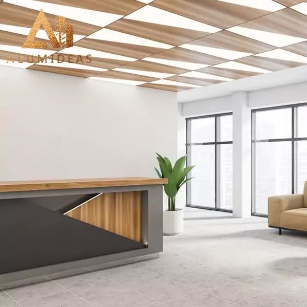 Aluminum panels for interior design