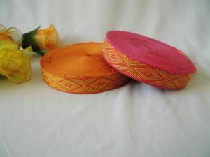 Wholesale High quality Jacquard Rhombus ribbons Garment Accessories from china suppliers