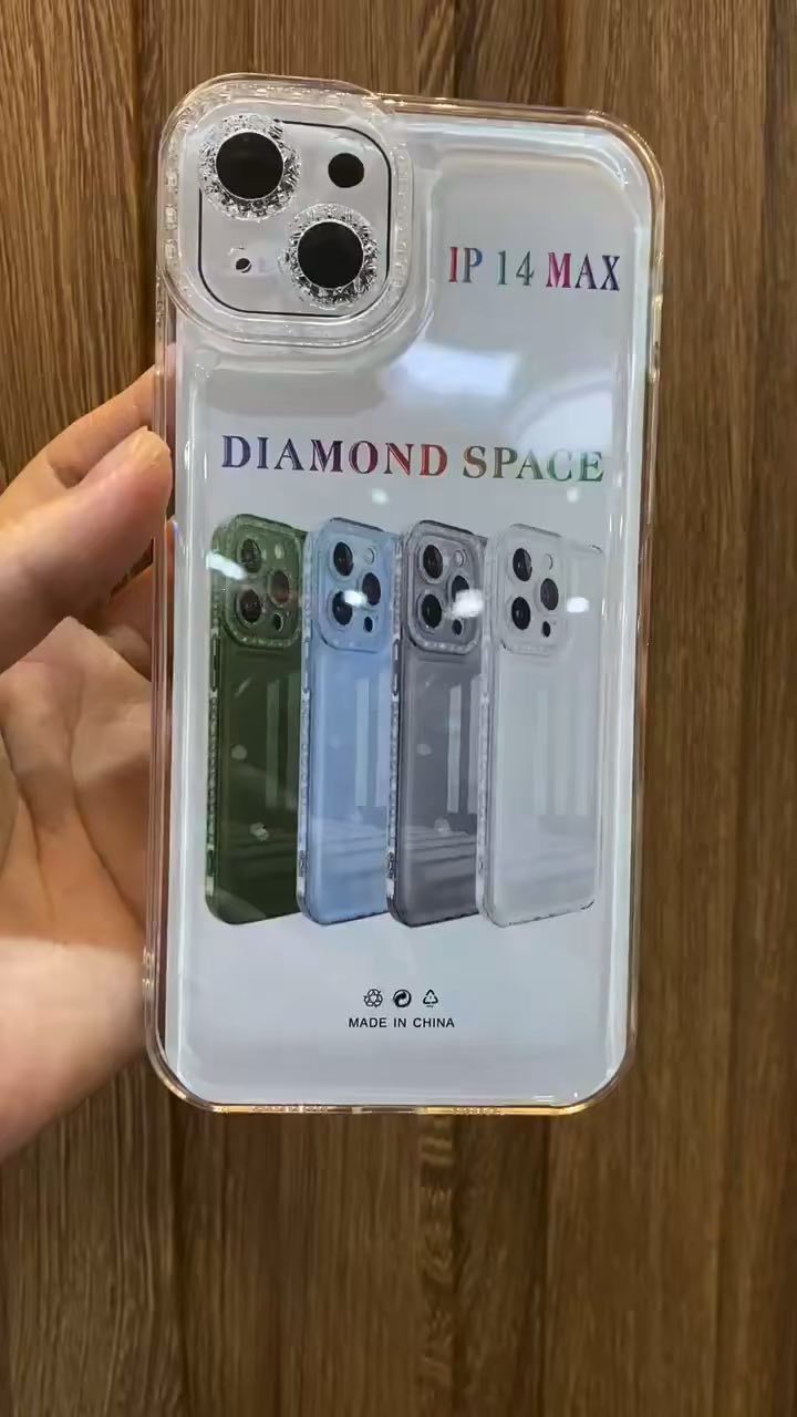14 Mini Clear Cell Phone Cases for iPhone 14 Pro Max TPU Support Wireless Charge