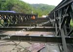 Construction Bailey Bridge Parts With Durable Bolted Connection